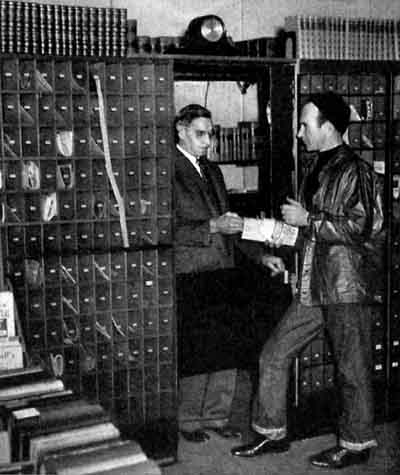 Globe-trotter Johnny Stilwell gets his mail from Mr. Chlarson